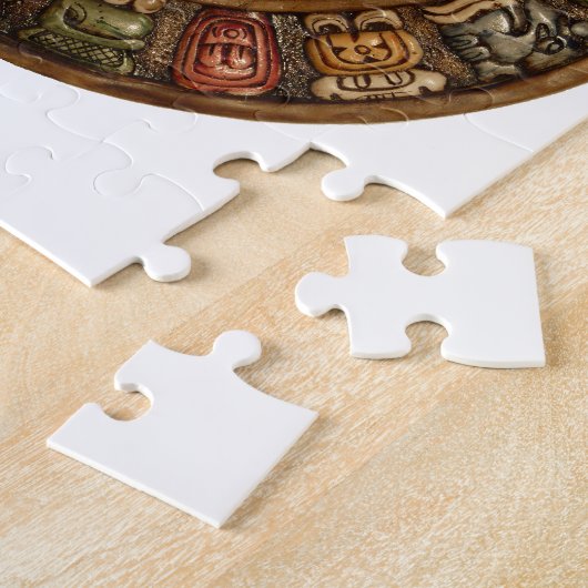 Maya- und aztekischer Kalender (mehrfache Puzzle (Seite)
