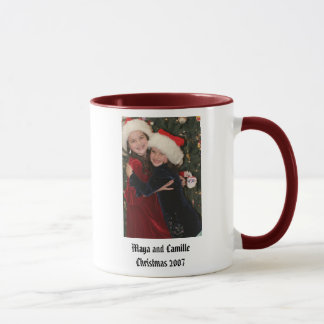 Maya und CamilleChristmas 2007 Tasse