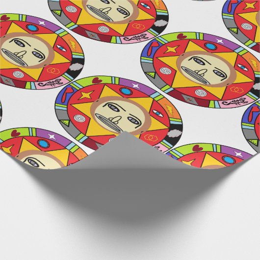 Maya Warping Papier Geschenkpapier (Ecke)