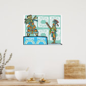 Maya Warrior and King Poster (Küche)