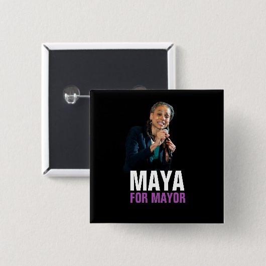 Maya Wiley für NYC Mayor 2021 Button (Vorne & Hinten)