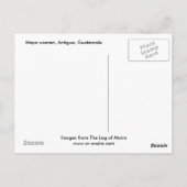 Maya women, Antigua, Guatemala Postkarte (Rückseite)