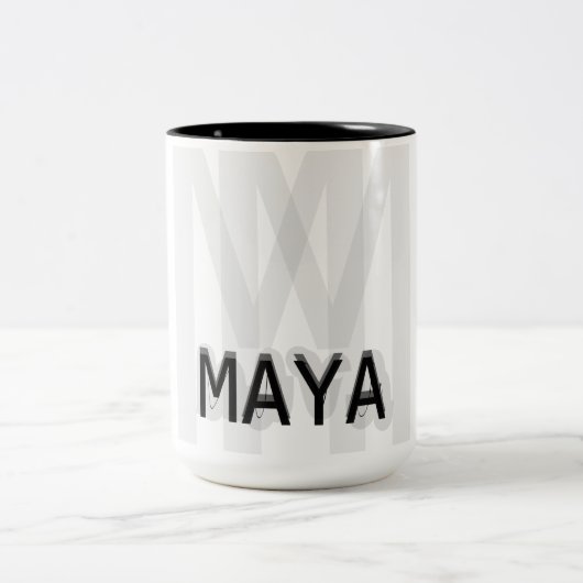 Maya Zweifarbige Tasse (Mittel)