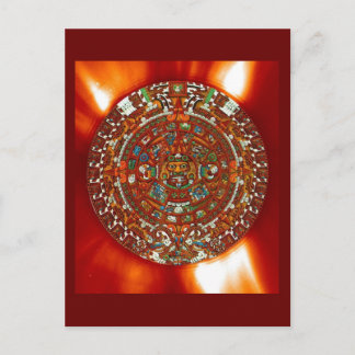 Mayaaztekekalender Postkarte