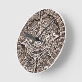 Mayaende des kalenders 2012 der Welt prophezeien Runde Wanduhr (Winkel)