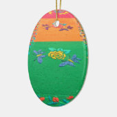 Mayaentwurfs-Verzierung 2 Keramik Ornament (Links)