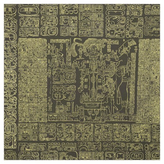 Mayagoldgewebe Stoff (Muster)