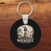 Mayaguez Puerto Rico Souvenir  Schlüsselanhänger (Vorderseite)