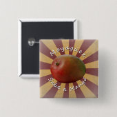 Mayagüez - Sabe a Mango Button (Vorne & Hinten)