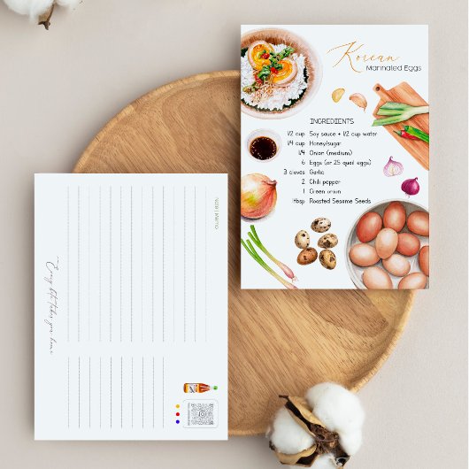 Mayak Eggs - Postkarte für marinierte koreanische 