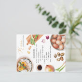 Mayak Eggs - Postkarte für marinierte koreanische  (Stehend Vorderseite)