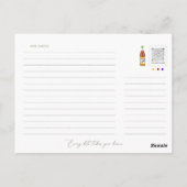 Mayak Eggs - Postkarte für marinierte koreanische  (Rückseite)