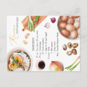 Mayak Eggs - Postkarte für marinierte koreanische  (Vorderseite)