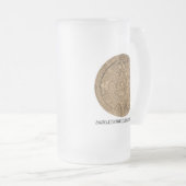 Mayakalender beide, Mayakalender beide Mattglas Bierglas (VorderseiteRechts)