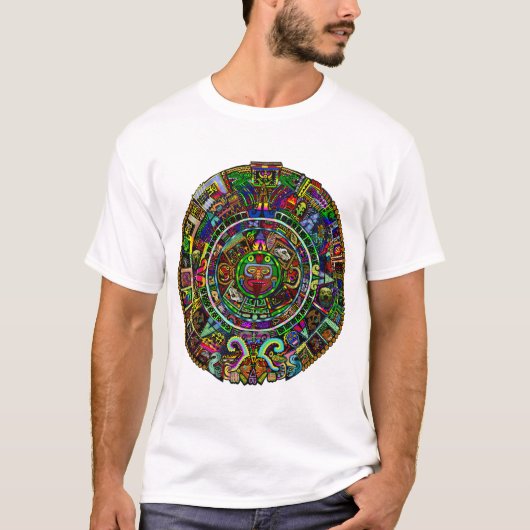 Mayakalender durch Myztico T-Shirt (Vorderseite)