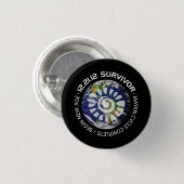 Mayakalender-Ende der Welt 2012 Button (Vorne & Hinten)