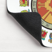 Mayakalender-Entwurf Mousepad (Ecke)