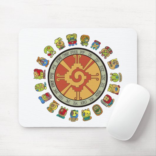Mayakalender-Entwurf Mousepad (Mit Mouse)