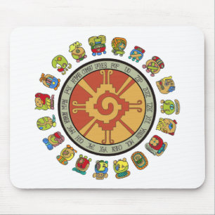 Mayakalender-Entwurf Mousepad