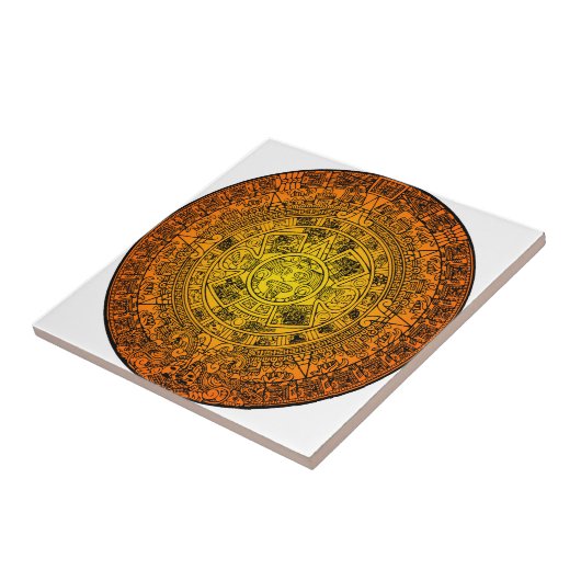 Mayakalender Fliese (Seite)