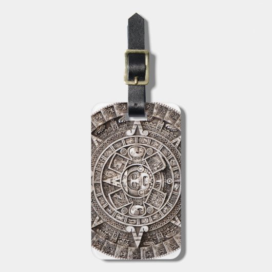 Mayakalender Gepäckanhänger (Vorderseite vertikal)