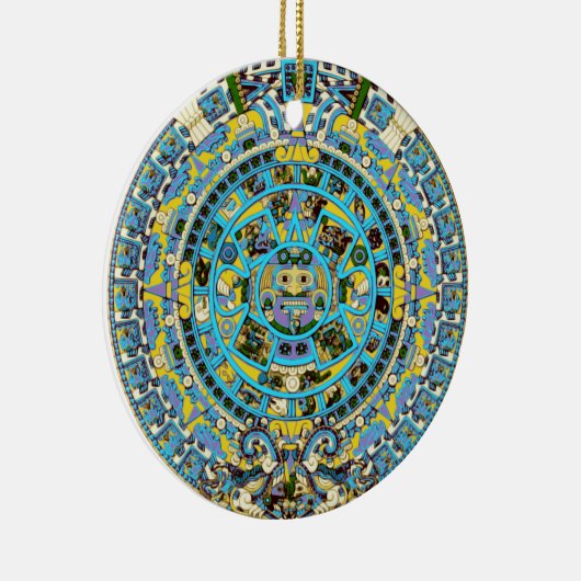 Mayakalender Keramikornament (Rechts)