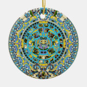 Mayakalender Keramikornament (Vorne)