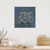 Mayakalender / Maya Kalender Poster (Küche)