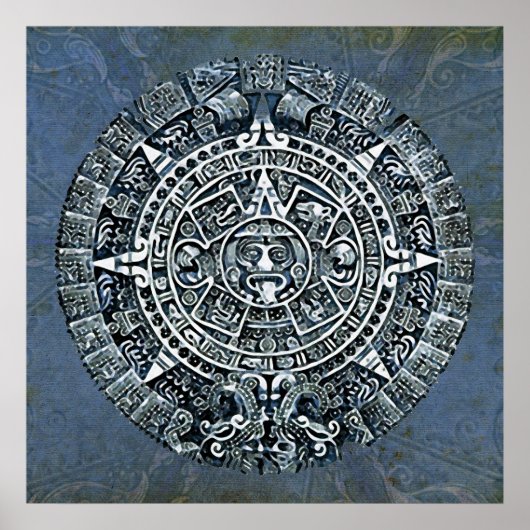 Mayakalender / Maya Kalender Poster (Vorne)