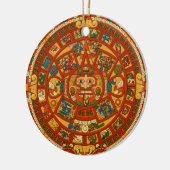 'Mayakalender Stone Keramikornament (Links)