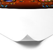 Mayakalender Tzolkin Poster (Ecke)