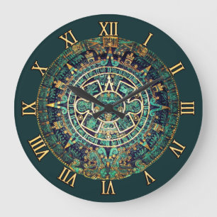 Mayakalender-Uhr Große Wanduhr