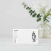 Mayakleid Visitenkarte (Stehend Vorderseite)