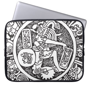 Mayakreis, mexikanische Hieroglyphe (Maya) Laptopschutzhülle