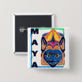 MAYAmaske Button (Vorne & Hinten)