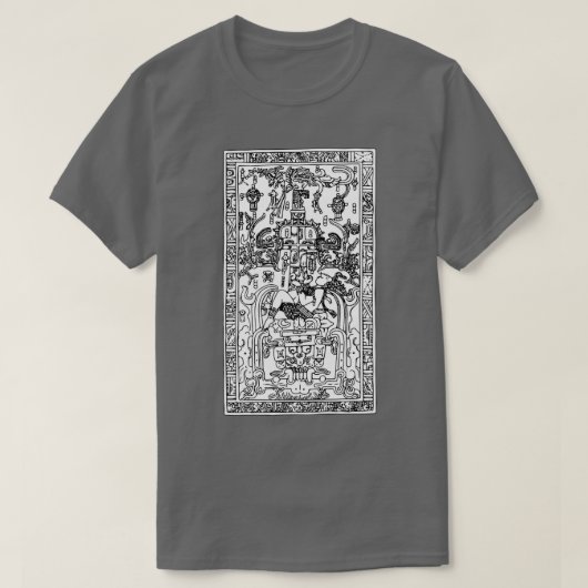 Mayan Astonaut Pakal Palenque Weltkulturerbe der U T-Shirt (Design vorne)