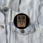 Mayan Astronaut King Pakal Button (Beispiel)