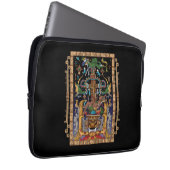 Mayan Astronaut King Pakal Laptopschutzhülle (Vorne Rechts)