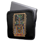 Mayan Astronaut King Pakal Laptopschutzhülle (Vorderseite Links)