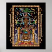 Mayan Astronaut King Pakal Poster (Vorne)