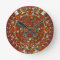 Mayan Aztec Calendar Round Wall Clock