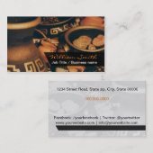 Mayan/Aztec Style Business card Visitenkarte (Vorne/Hinten)