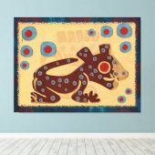 Mayan Baby Jaguar CANVAS PRINT Leinwanddruck (Insitu (Holzboden))