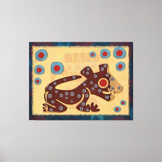 Mayan Baby Jaguar CANVAS PRINT Leinwanddruck (Vorderseite)