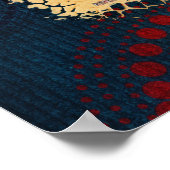 Mayan Baby Jaguar GLOSSY PRINT Poster (Ecke)