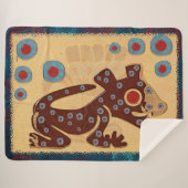 Mayan Baby Jaguar Sherpadecke (Vorderseite (Horizontal))
