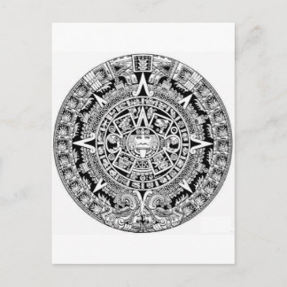 Mayan Calander Postkarte