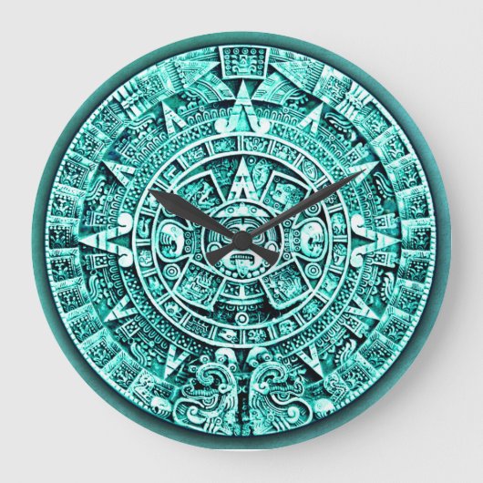 Mayan Calendar (12) Große Wanduhr (Vorderseite)
