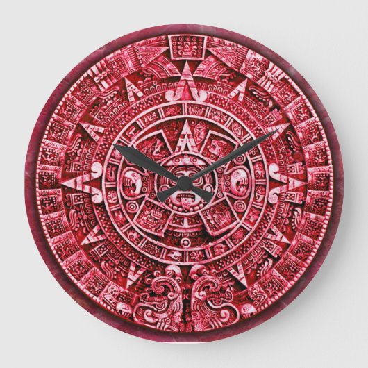 Mayan Calendar (12) Große Wanduhr (Vorderseite)