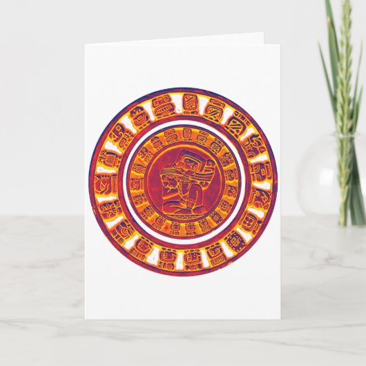 Mayan Calendar 2012 greeting card Karte (Vorderseite)